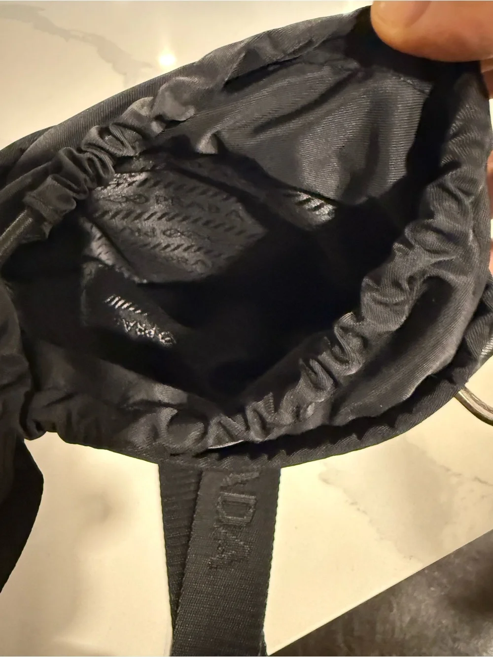 Prada Black Nylon Crossbody Pouch Unisex, thrifted! 🚨OPEN TO OFFERS🚨